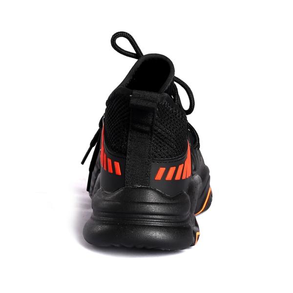 Unisex Tejido negro de corte bajo / calzado resistente cordones hasta el dedo de acero Calzado de seguridad de madera