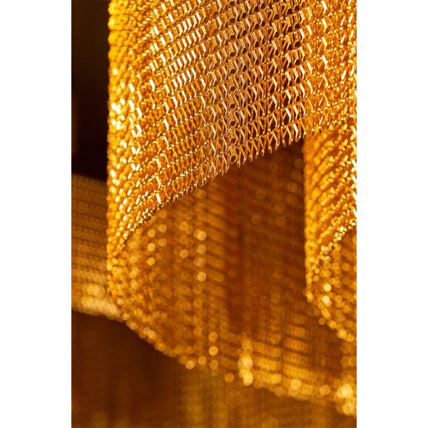 12x24mm Chain Size Aluminium Chain Curtain With 60% Open Area And 1.2mm Wire Diameter For Insect Protection