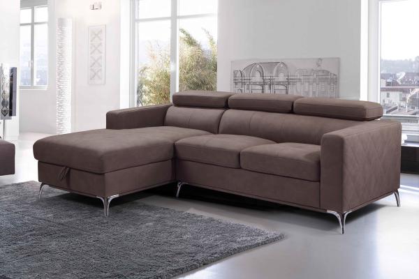Stain Resistant Sectional Couch Bed , Multifunctional Retractable Sofa Bed