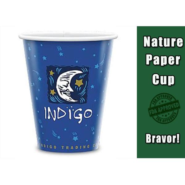 Single Wall Hot Drink Cups PE Coating Paper Custom Made With Matt Finish