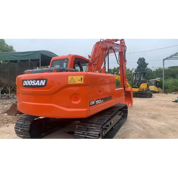 Used Doosan Excavator DX150 71kW Engine and 32.4mpa Main Overflow Pressure