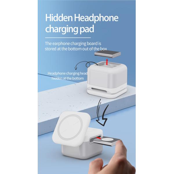 Nom Chargeur sans fil multifonctionnel - Lumière LED bleue à distance de transmission ≤ 6 mm