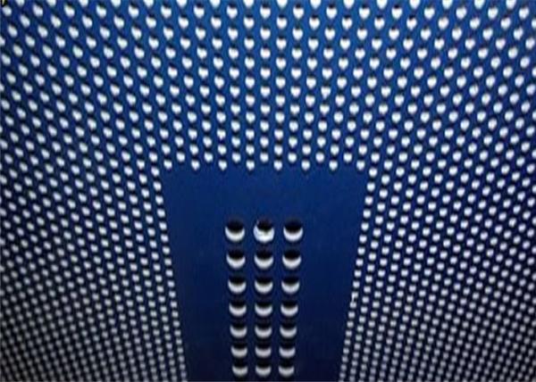 Security Ceilings MS Perforated Metal Mesh Sheet Back Light With PVC Coating