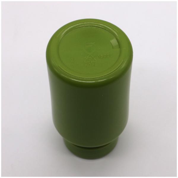 Garrafa de plástico HDPE 150ml 5oz boca larga recipientes de cápsulas vazias com tampa de volta