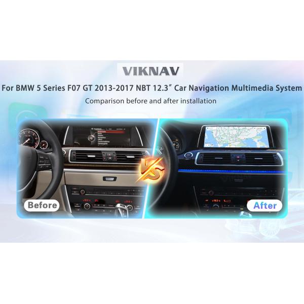 BMW 5 серии F07 GT 2013-2017 Автомобильный стерео экрановый проигрыватель Android 1920x720