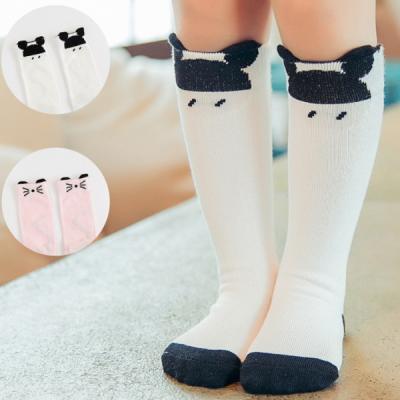 Custom logo, design sweet Baby Toddlers Kids Dot Solid Spring Autumn Soft Cartoon printing cotton socks
