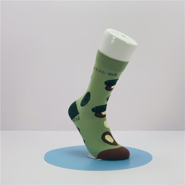 Standard Thickness Cherry Print Socks Unisex 3D Digital Casual for Designer Sock