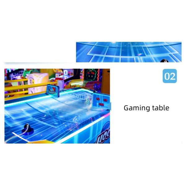 2 Players Indoor Air Hockey Arcade Machine Pucks With Multi Balls