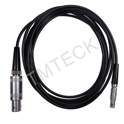 cabo ultrassônico para o detector da falha, LEMO equivalente 00 a LEMO 1 Krautkramer MPKL2