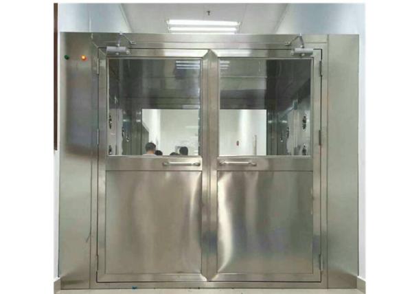 2 Directinal Blowing Voice Control Cleanroom Air Shower With HEPA Filter For Cosmetic Industry