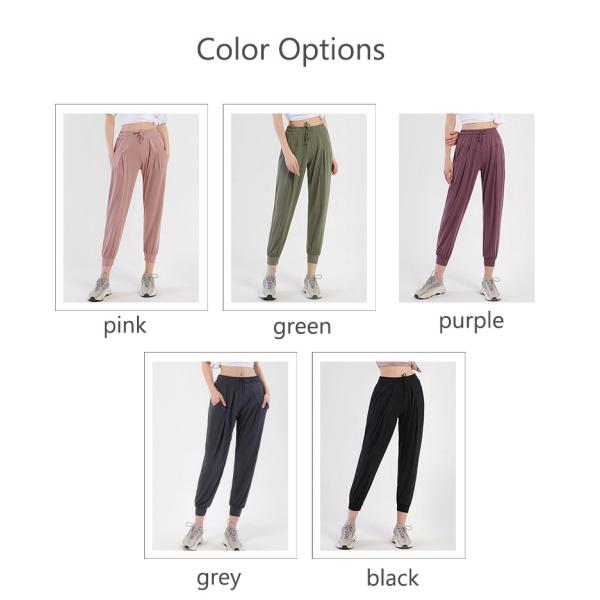 Champion Women's Jersey Joggers Pocket Yoga Pants Loose Breathable