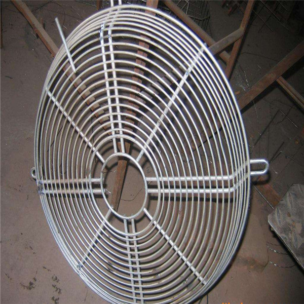 6 Inch Industrial Small Wire Mesh Baskets , Round Kitchen Ceiling Chrome Fan Cover