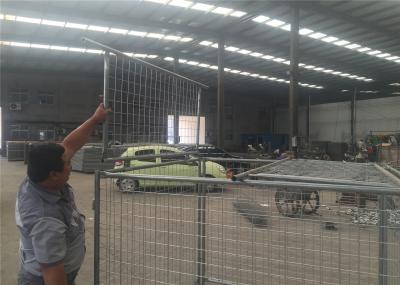 Temporary Hot Dipped Galvanised Weld Wire Mesh Storage Cages With 4 Panels