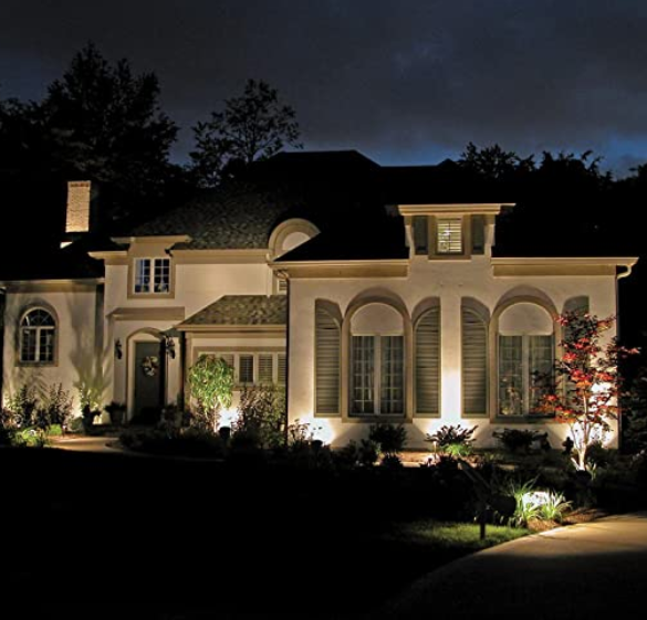 Warm White 3.7v Solar Powered Landscape Spotlights