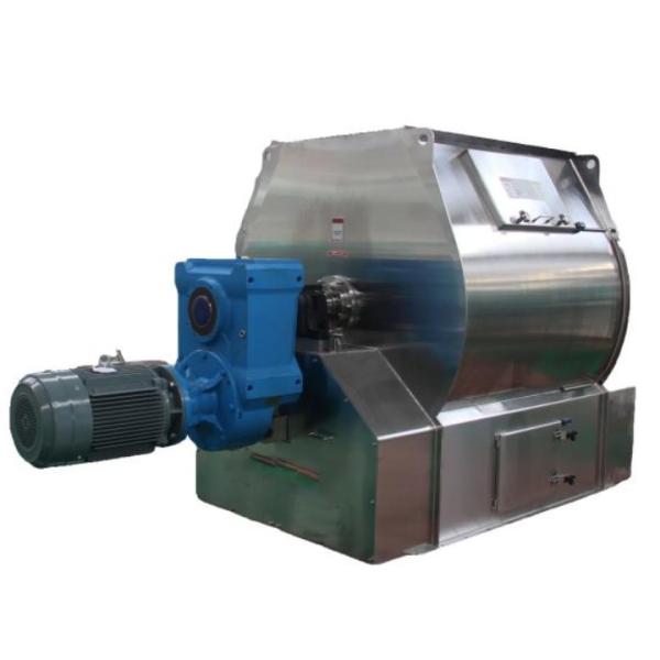 Stainless Single Shaft Paddle Mixer 1T/H For Animal Feed Mixer Machine