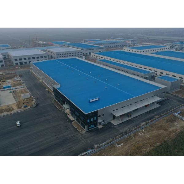 Edificios industriales con estructura de acero, ecológicos y duraderos, fabricación, logística y almacenamiento, diseño de parques industriales
