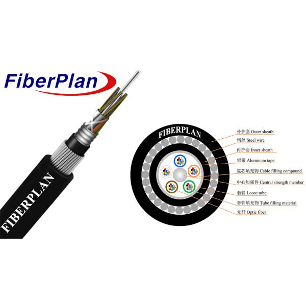 GYTA33 Оптический кабель 4 6 8 12 24 48 Ядра G652D SM Подводная бронированная стальная проволока