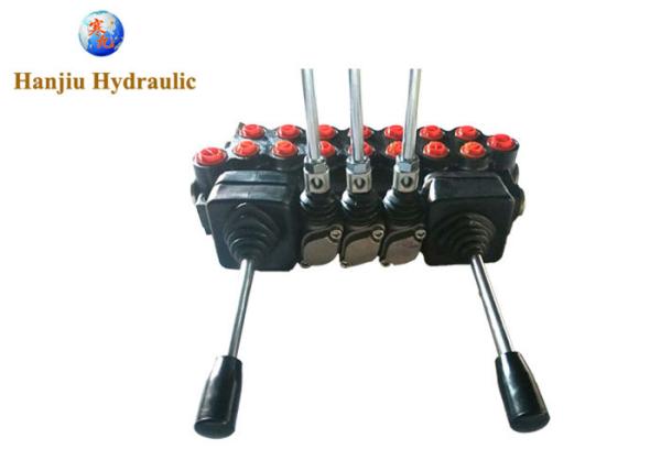 O controle hidráulico 7 ergue com alavanca 45 da plataforma de Monoblock de controle litros de padrão Bulgaaria da válvula 7sects
