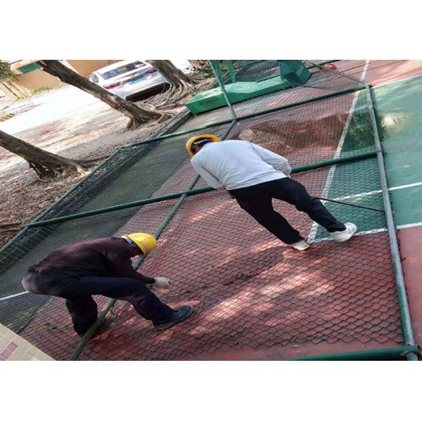 6 Pvc загородки звена цепи ноги 9 гальванизированный датчиком покрыл провод
