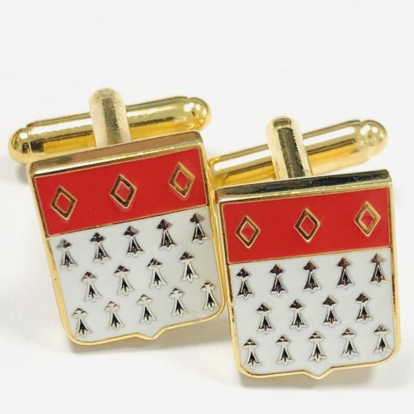 Metal Plating Mens Personalised Cufflinks , Mens Designer Cufflinks
