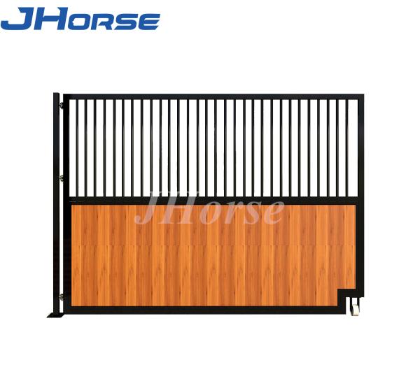 La stalle personnalisable de cheval lambrisse la porte galvanisée plongée chaude stable en acier de grange de cheval