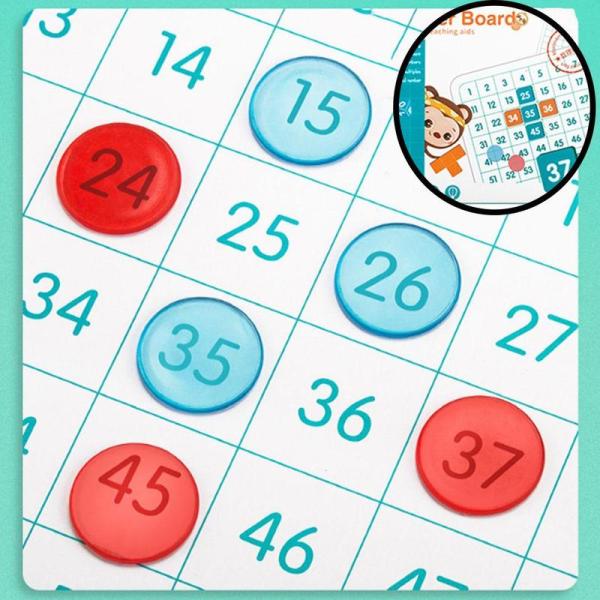 Hundred Board Montessori Mathematical Thinking Training Aids Numbers 1 To 100