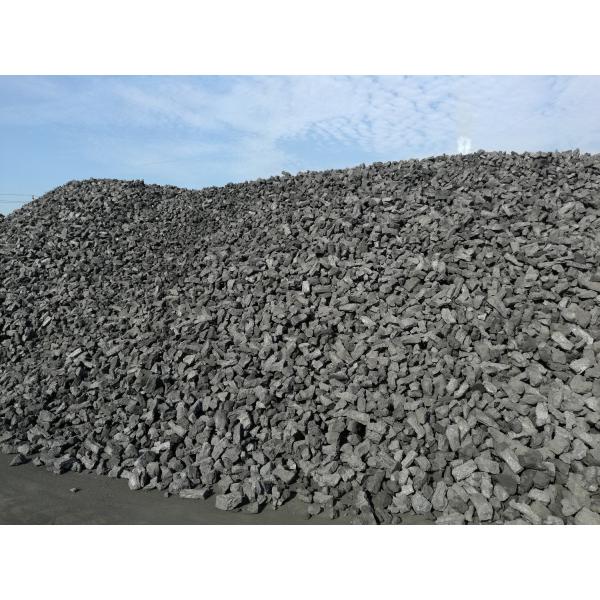Ash 12% Metallurgical Coke Block Type High Carbon Material 30-80mm