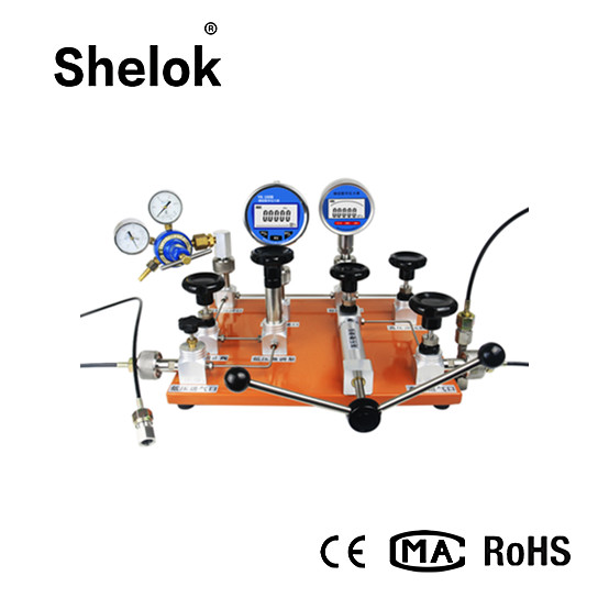 LPG 0.05 accuracy 0-40MPa oxygen argon gas air co2 pressure reducer cng pressure reducing regulator calibrator