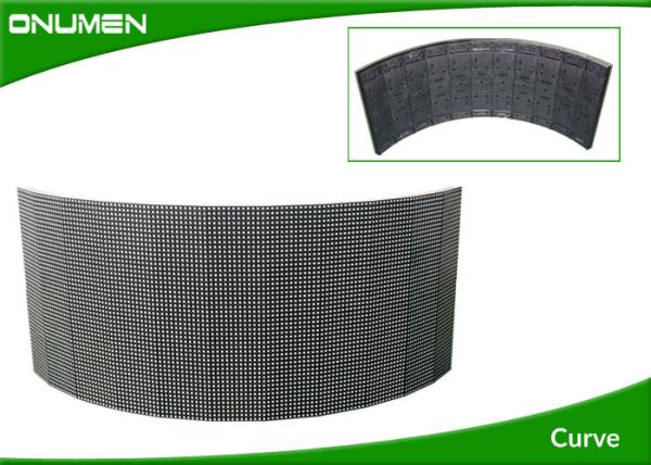 High Resolution Curved LED Screen Advertising Exhibition Display Hire 3000Nits