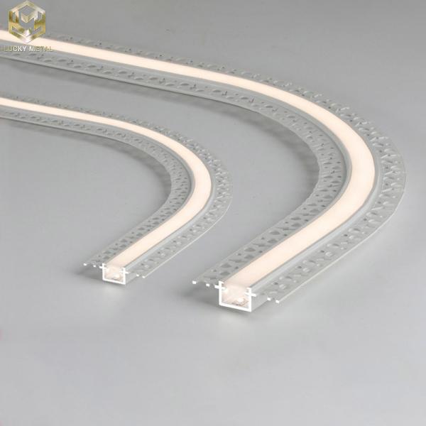 ​Flexible Aluminium LED Channel Profile Bendable Design UV-Resistant Finish