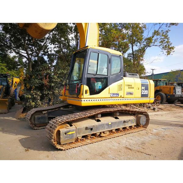 PC220-7 Excavadora Komatsu Usada de rastreo de Japón original de fácil mantenimiento
