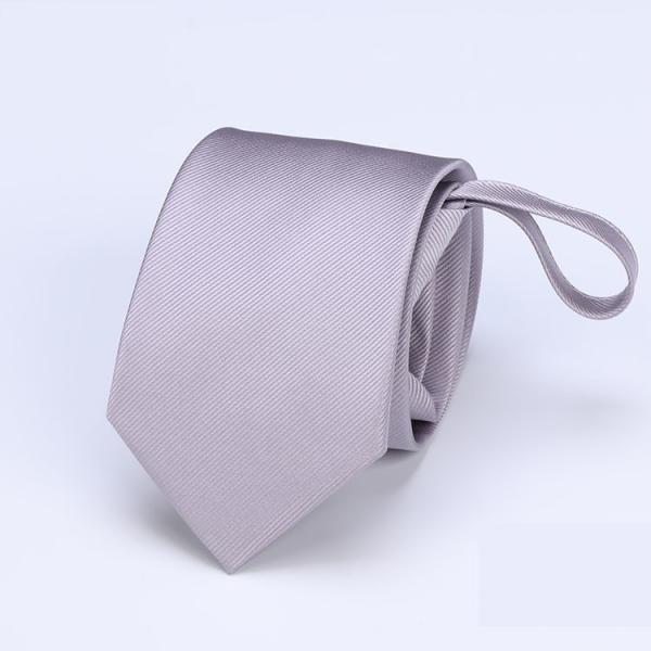 2020 Custom Fashion Silk Neckties Designer 100% Silk Mens Zip Tie