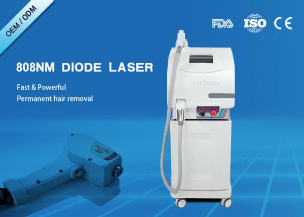 Pain Free 300W 808nm Diode Laser Hair Removal Machine Micro Cooling System