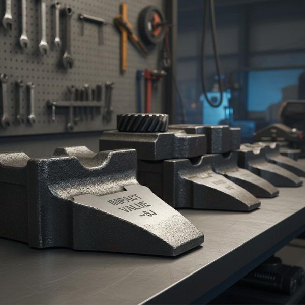 AS2027 NiCr4-600 Wear Resistant Castings with 5J Impact Value and 600-1000 MPa Tensile Strength for Mining Machinery