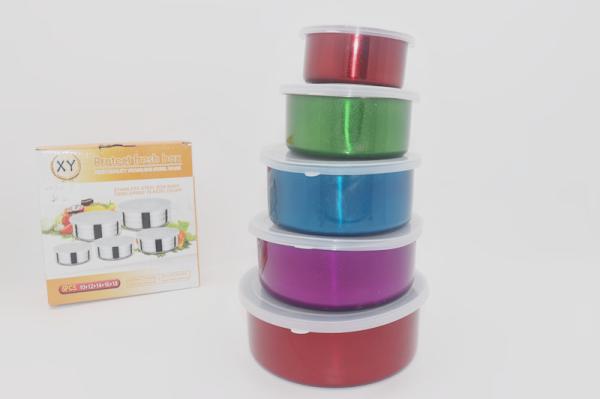Tableware best price reusable metal keep fresh containers storage high quality food clears box
