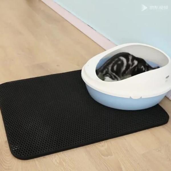almofada de Mat EVA Double Layer Cat Litter da maca do buraco negro de 75cm