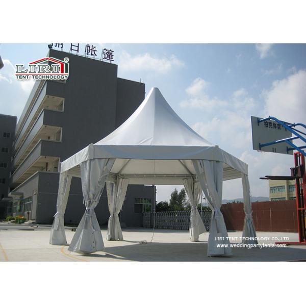 Mini Luxury Pagoda High Peak Outdoor Tent with PVC window Sidwalls for Party