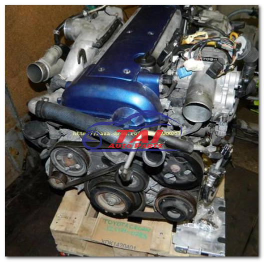 Metal Material Motor Vehicle Engine Parts Used 1JZGTE Engine Good Condition