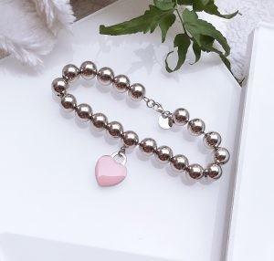 Adjustable Plain S925 Stretch Sterling Silver Beaded Bracelet Lightweight