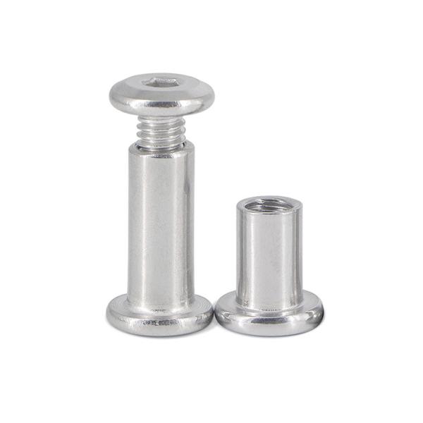 Galvanized Metric Stainless Steel Barrel Nut Binding Post Sleeve Hex Nut for Furniture Connector GB Standard Metric Measurement System