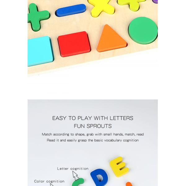 Wooden Puzzle Toys Montessori Educational Toy for Kids Learning 2024 Children Baby Kindergarten Toys Learning Resources
