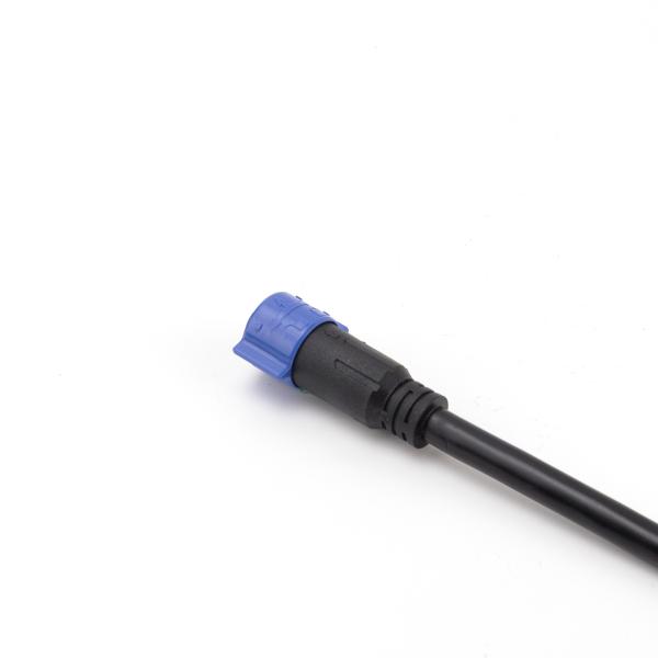 Male Female Waterproof Electrical T Connectors , 20A PA66 T Type 2 Pin Connector