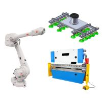 Robot de commande numérique par ordinateur du bras IRB4600 de robot d'ABB avec la pince électrique pour le travail de transfert avec la machine à cintrer