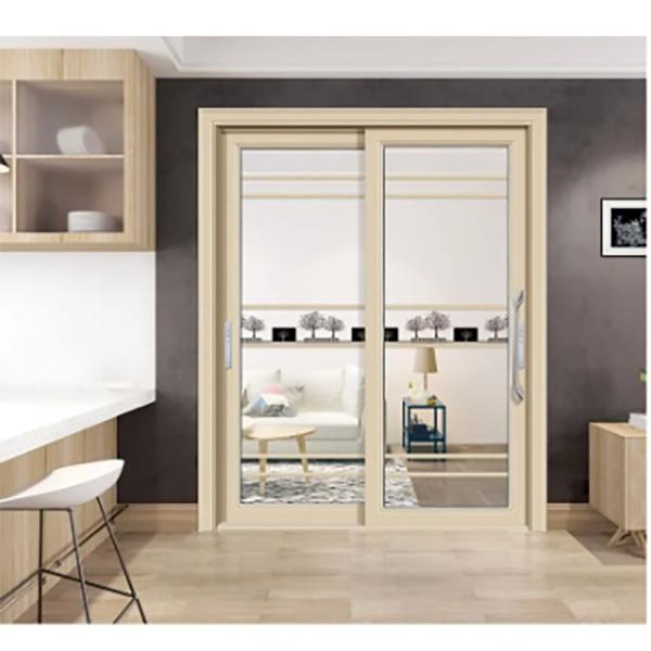 Edifício de escritórios Porta deslizante de elevador em design minimalista e com abertura de puxa rolante
