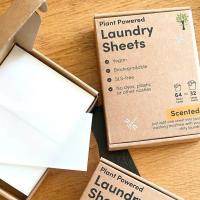 Draps de détergent à lessive biodégradables pour nettoyage en profondeur, naturels, écologiques, parfum longue durée