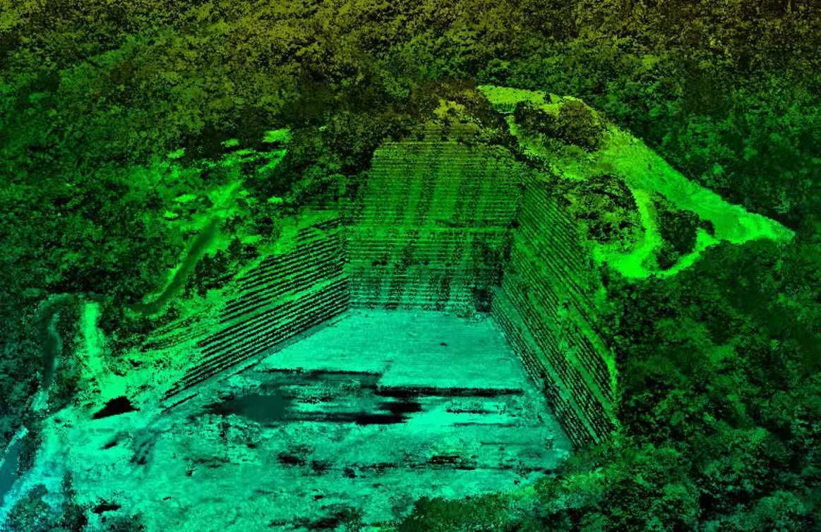 Лазерное сканирование VTOL Uav Lidar Scanner Пять эхо-траекторий Lidar Scanner Drone