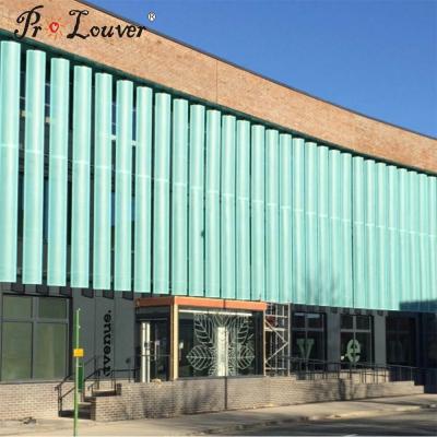 Aluminum louver, exterior louver, aerowing louver blades for architecture facades