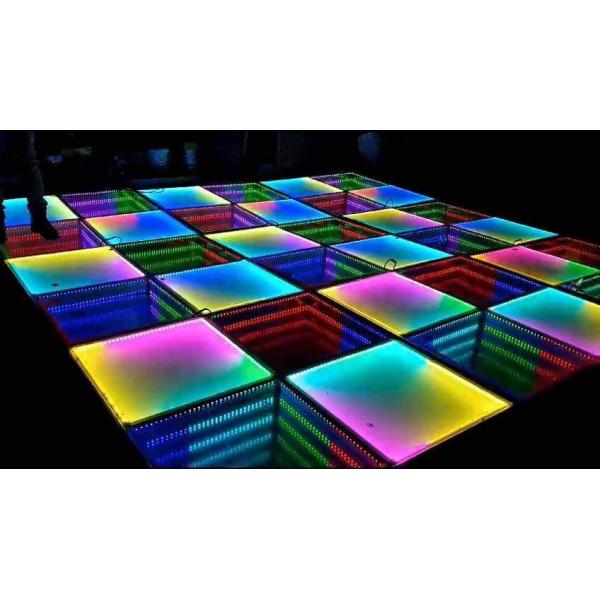 Módulo de suelo de baile LED impermeable Qty W2 X H4 8PCS Consumo de energía de 20W para efectos versátiles y impresionantes