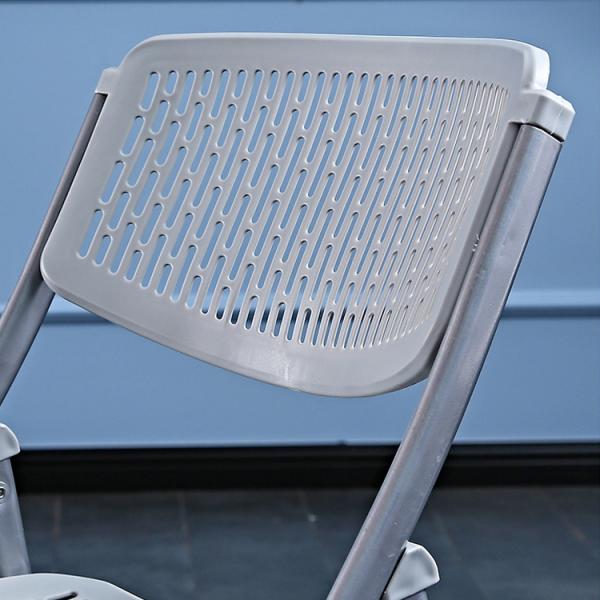 Foldable White Metal Plastic Stackable Chairs for Outdoor Hotel Garden Party Banquet Events