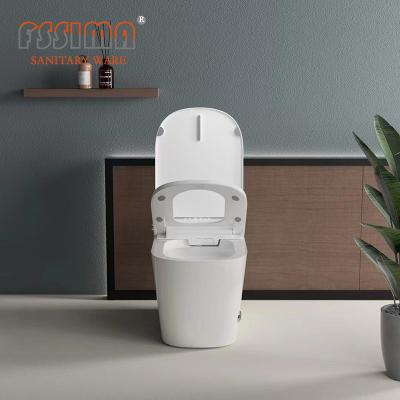Assoalho - banheiro inteligente montado da armadilha do bidê 350mm da água da bacia de toalete